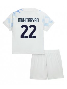 Inter Milan Henrikh Mkhitaryan #22 Replika Borta Kläder Barn 2025-26 Kortärmad (+ byxor)